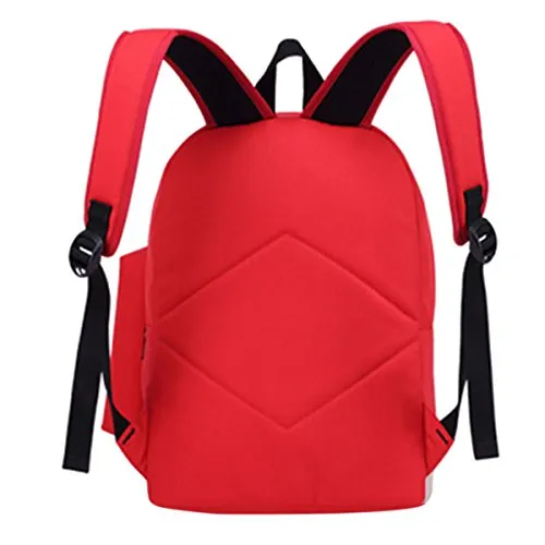 ABage Unisex School Backpack Waterproof Bookbag Travel College Travel Backpacks, Red