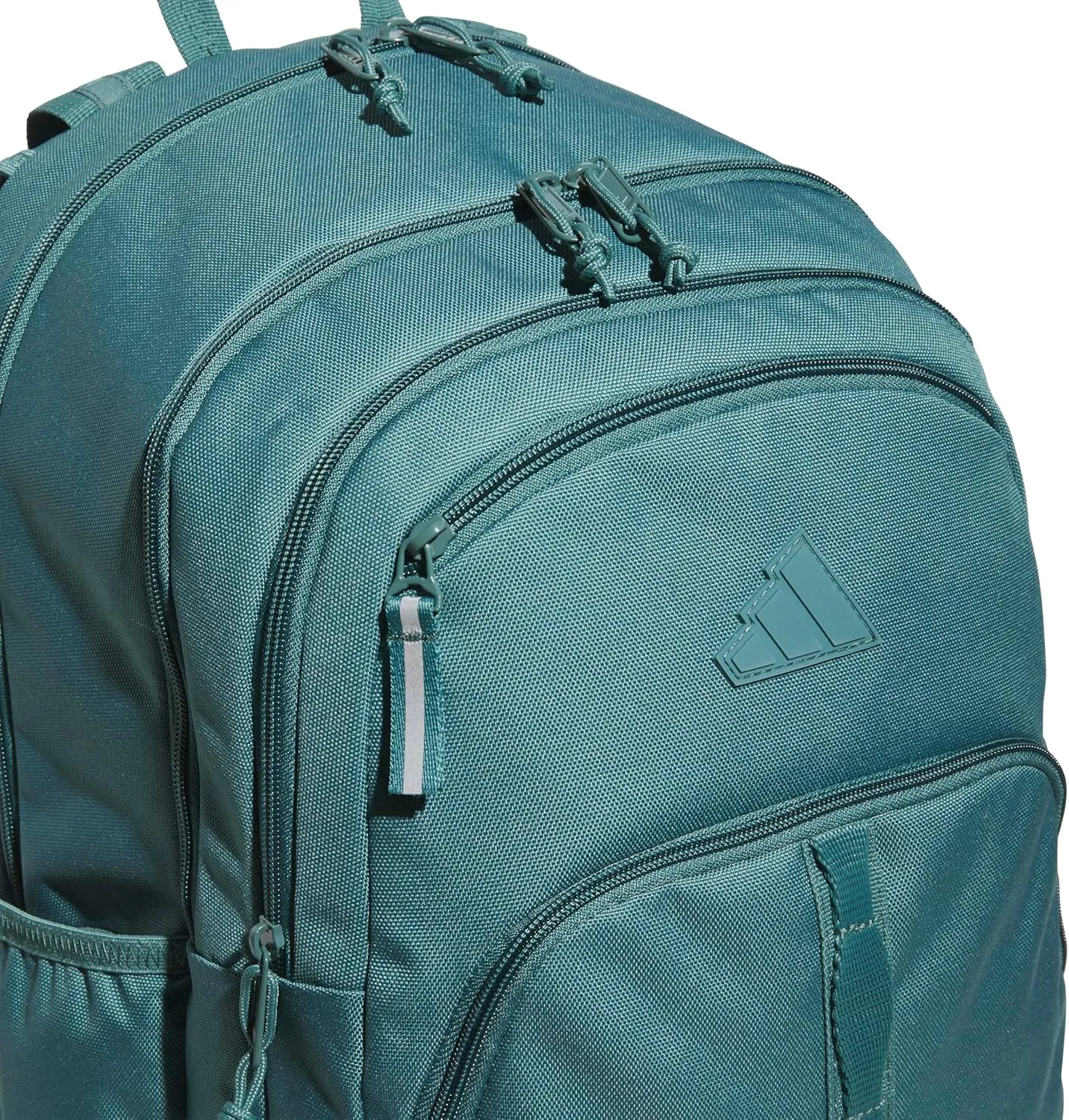 adidas Prime Backpack for Work, Travel Bag for Women and Men with Padded Compartment for Laptop, Preloved Teal Green/Black, One Size