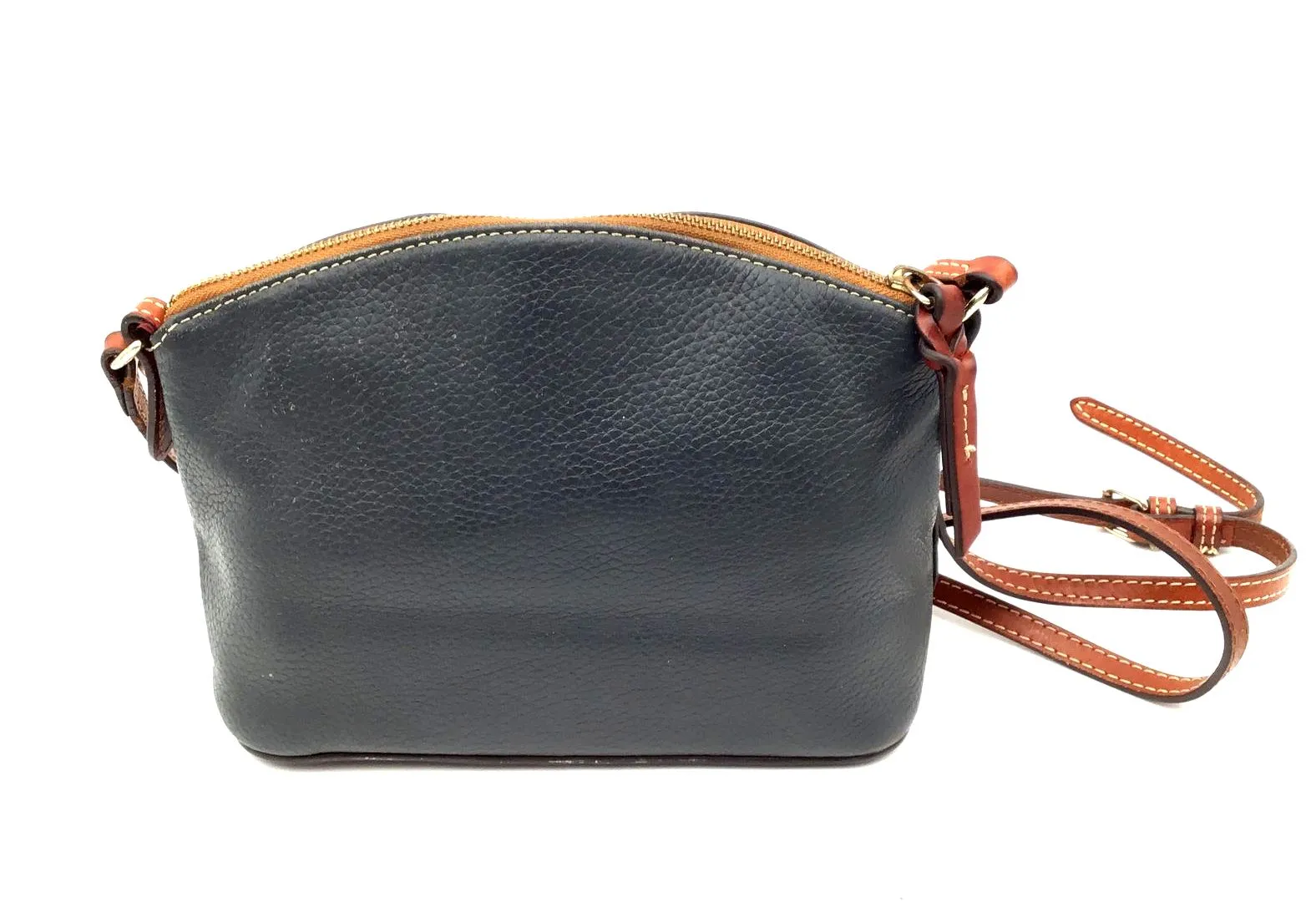 Authentic Dooney & Bourke Dark Gray Brown Luxury Crossbody Bag - COA Included