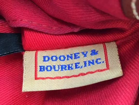 Authentic Dooney & Bourke Dark Gray Brown Luxury Crossbody Bag - COA Included
