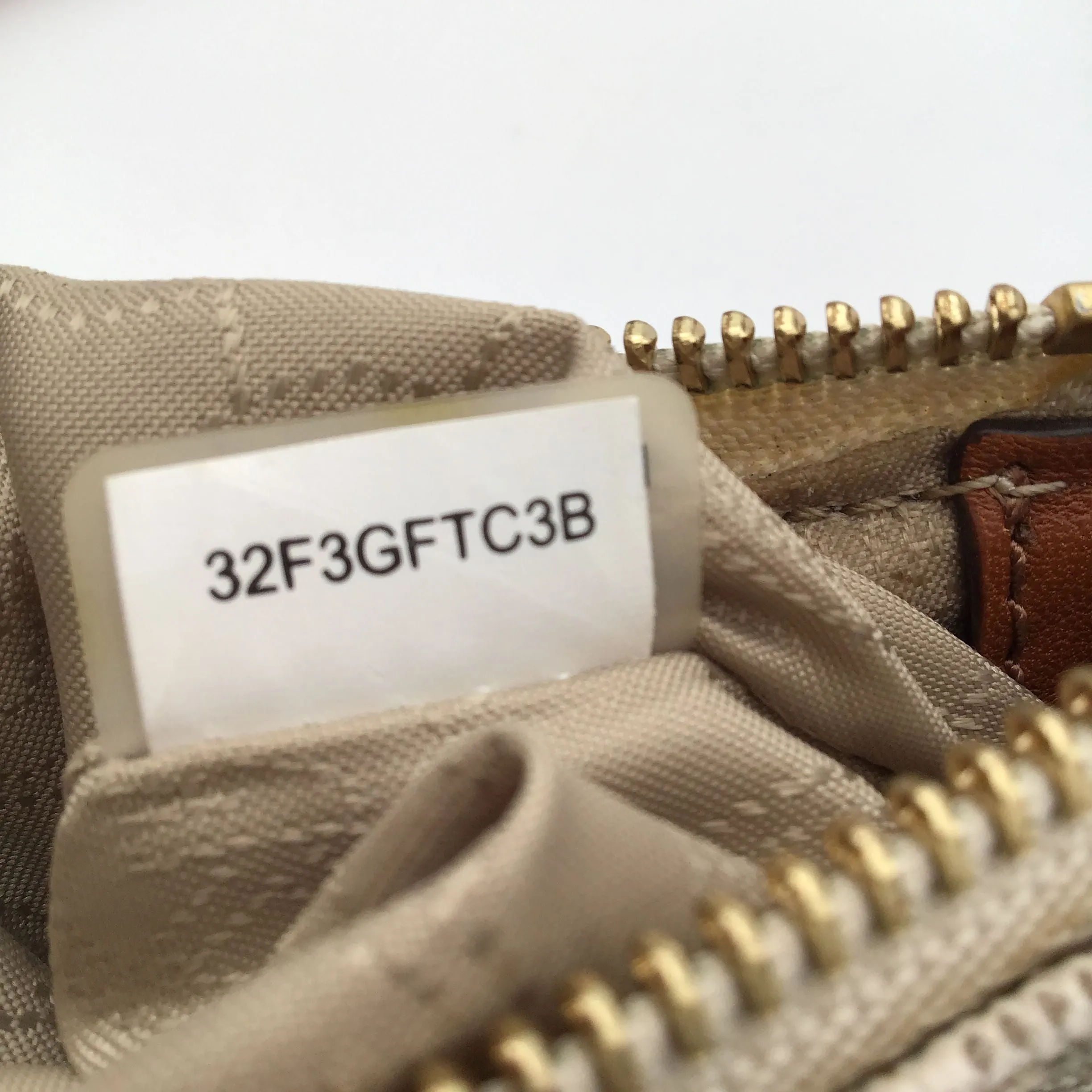 Authentic Michael Kors Women's Beige Brown Luxury Crossbody Bag - COA Included