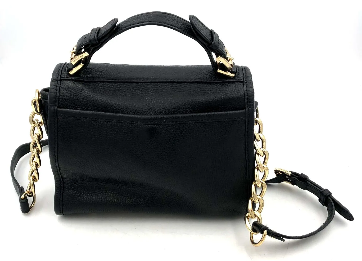Authentic Michael Kors Women's Black Luxury Leather Crossbody Bag - COA Included