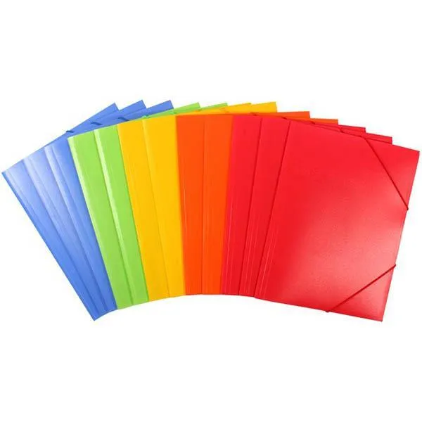 Beautone Tropical Document Wallet A4 Assorted Carton 12