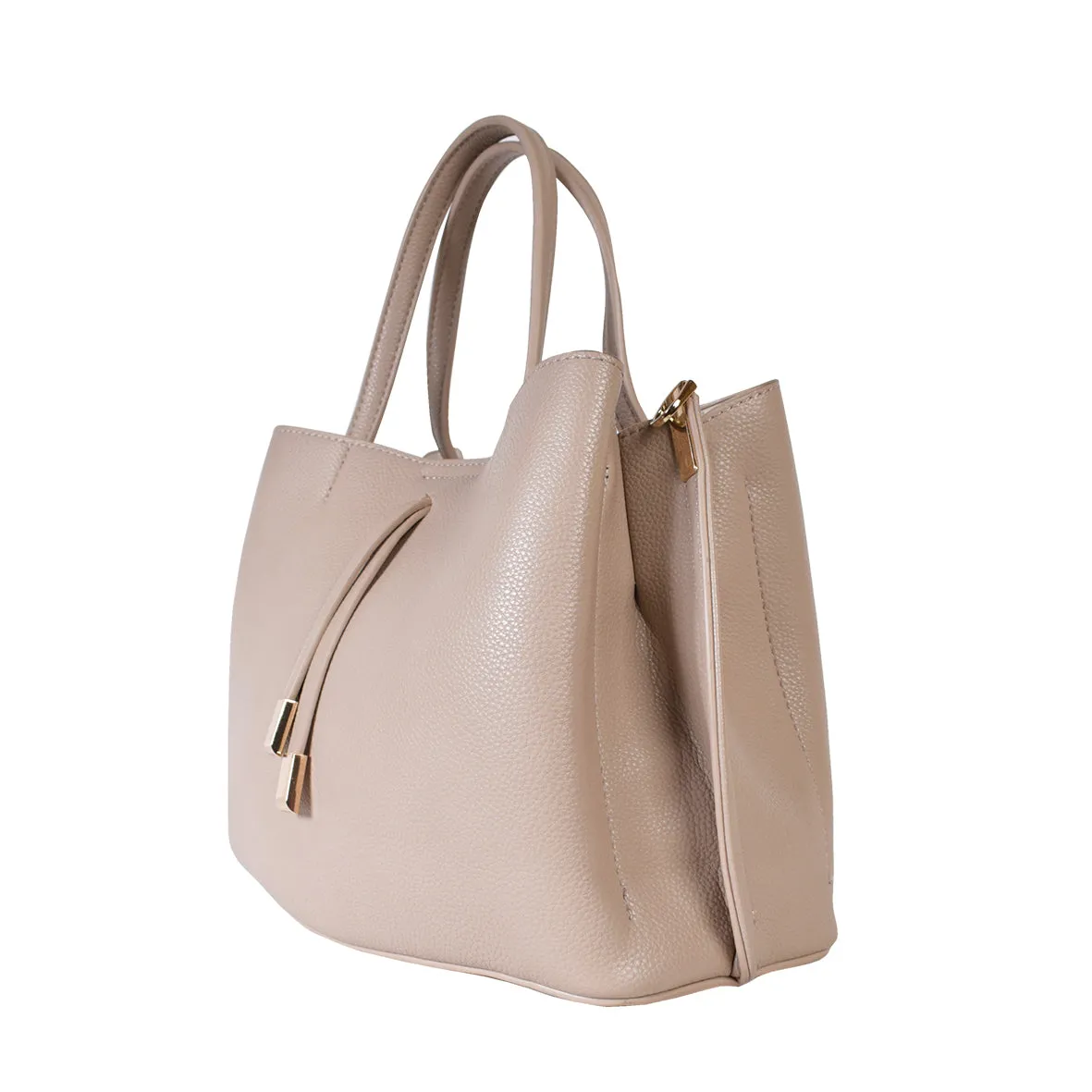 Beige Handbag - F-7665