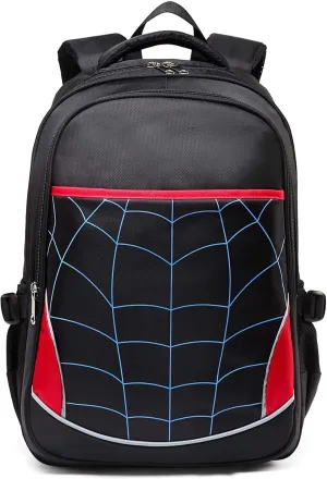 BLUEFAIRY Kids Backpack for Boys Elementary School Bags Kindergarten Primary School Bags Bookbags Back to School Book Bags Gifts Large Campartments Mochilas para Nios 17" Black