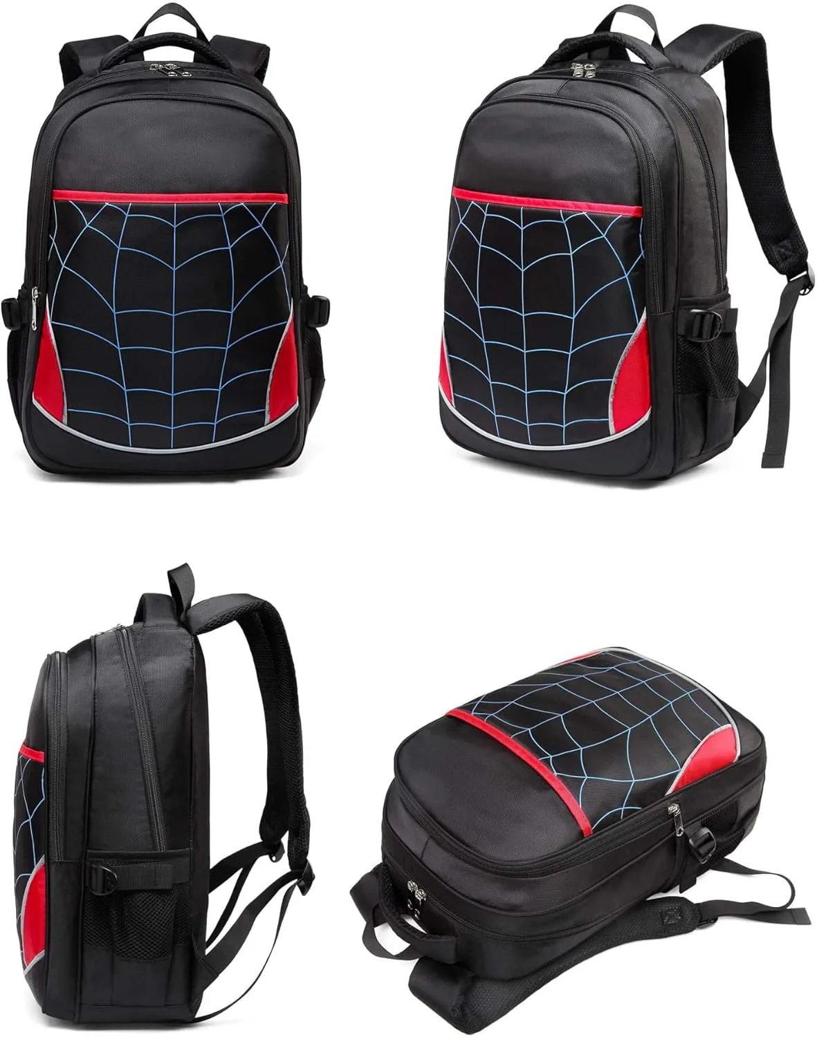 BLUEFAIRY Kids Backpack for Boys Elementary School Bags Kindergarten Primary School Bags Bookbags Back to School Book Bags Gifts Large Campartments Mochilas para Nios 17" Black