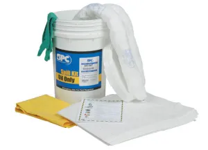 Brady   18" X 14" White Polyethylene Spill Kit - BRDSKO-BKT