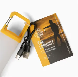 Bunk House the Lookout 2-in-1 Rechargeable Lantern & Flashli