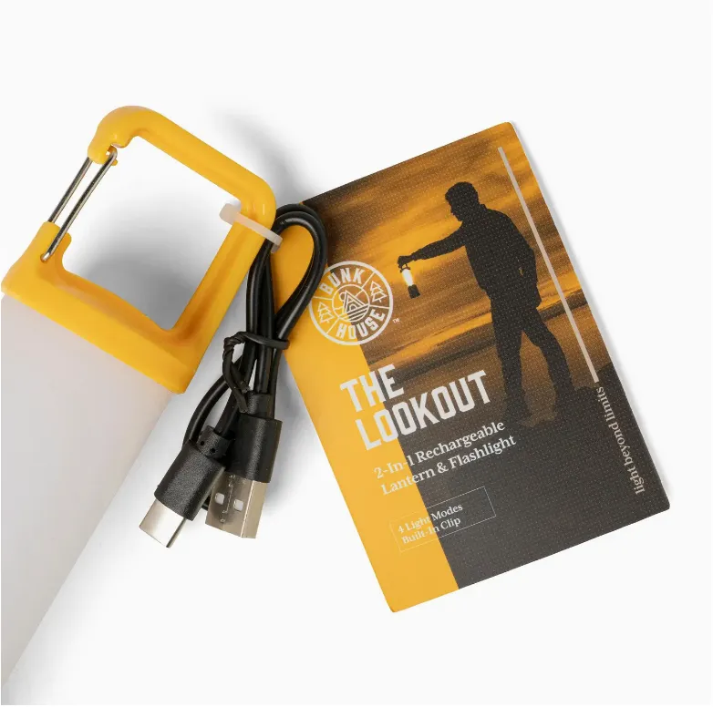 Bunk House the Lookout 2-in-1 Rechargeable Lantern & Flashli