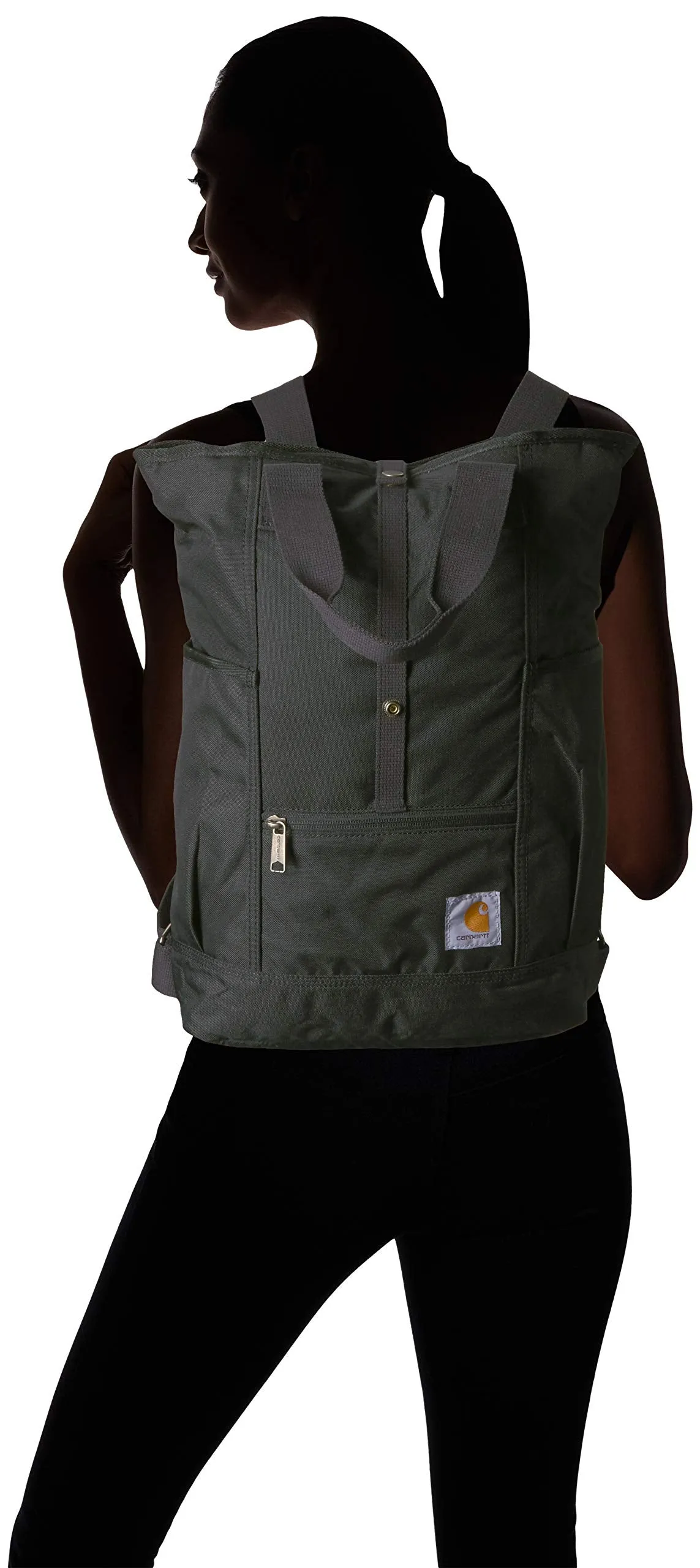 Carhartt Legacy Women's Hybrid Convertible Backpack Tote Bag, Black