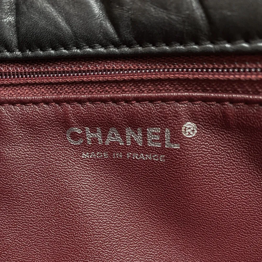 Chanel Black Aged Calfskin Quilted Reissue 2.55 Tote Bag
