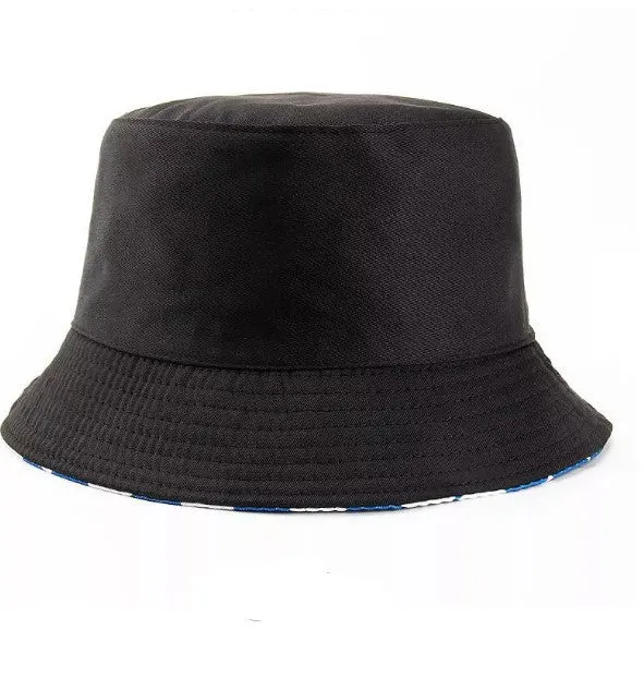 Checked Red Unisex Summer Bucket Hat
