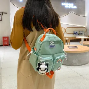 Christmas Gift Cute candy color small backpacks for school teenagers girls Fashion multifunctional shoulder bag handbag Young girl travel bag