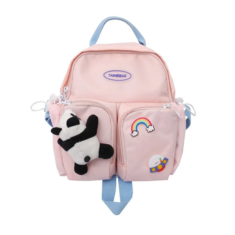 Christmas Gift Cute candy color small backpacks for school teenagers girls Fashion multifunctional shoulder bag handbag Young girl travel bag
