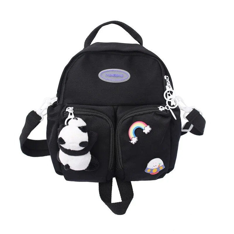 Christmas Gift Cute candy color small backpacks for school teenagers girls Fashion multifunctional shoulder bag handbag Young girl travel bag