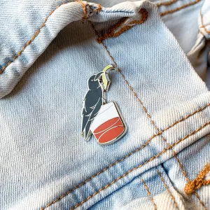 Cocktail Critters Hard Enamel Pins for Bartender Aprons, Jackets, Backpacks and Purses, Shirt and Suit Lapels, Kawaii Cute Badges Brooch Jewelry
