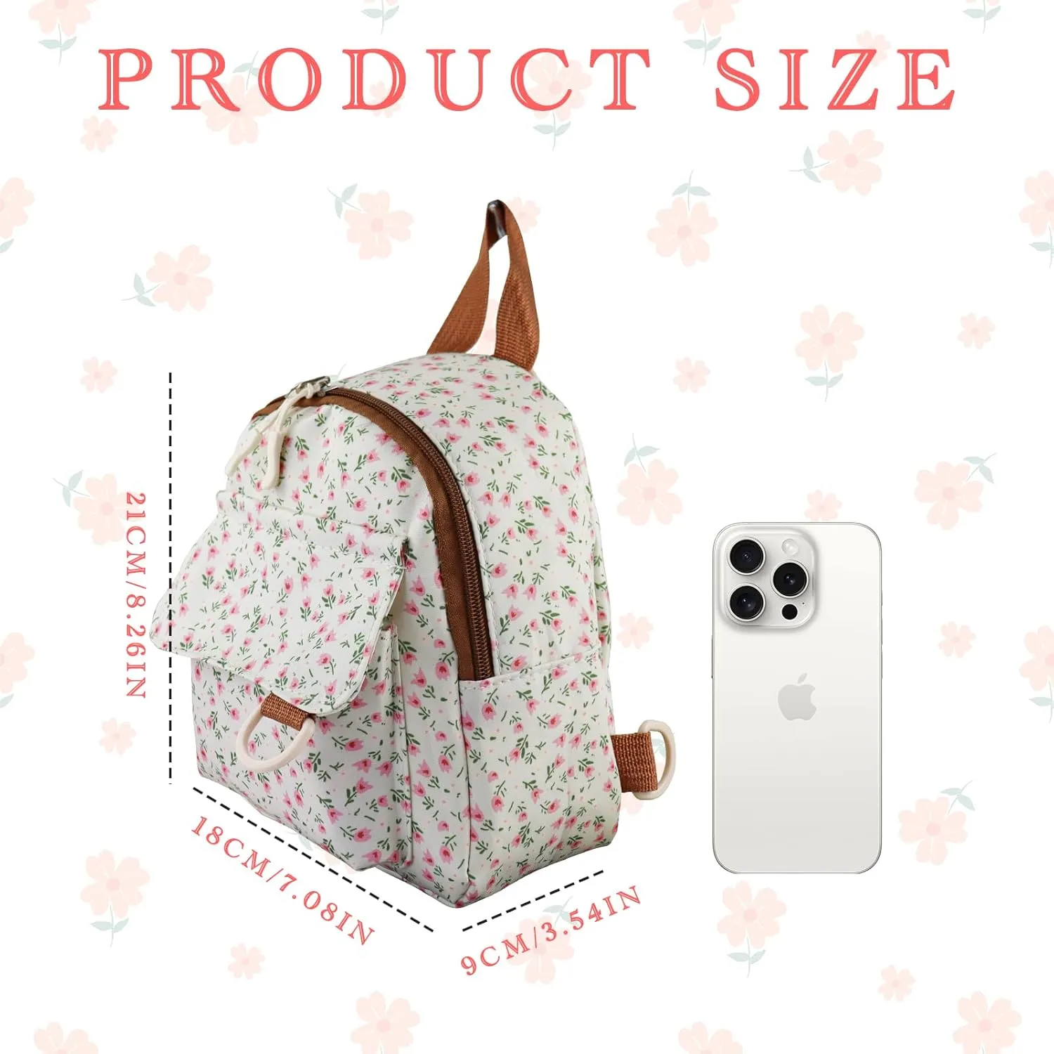 Girls Backpack, Polyester Mini Backpack Purse Cute Backpacks for Women, Casual Daypack Backpacks Small Backpack (white)
