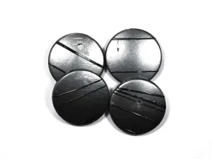 Gray Circular Acrylic Stones