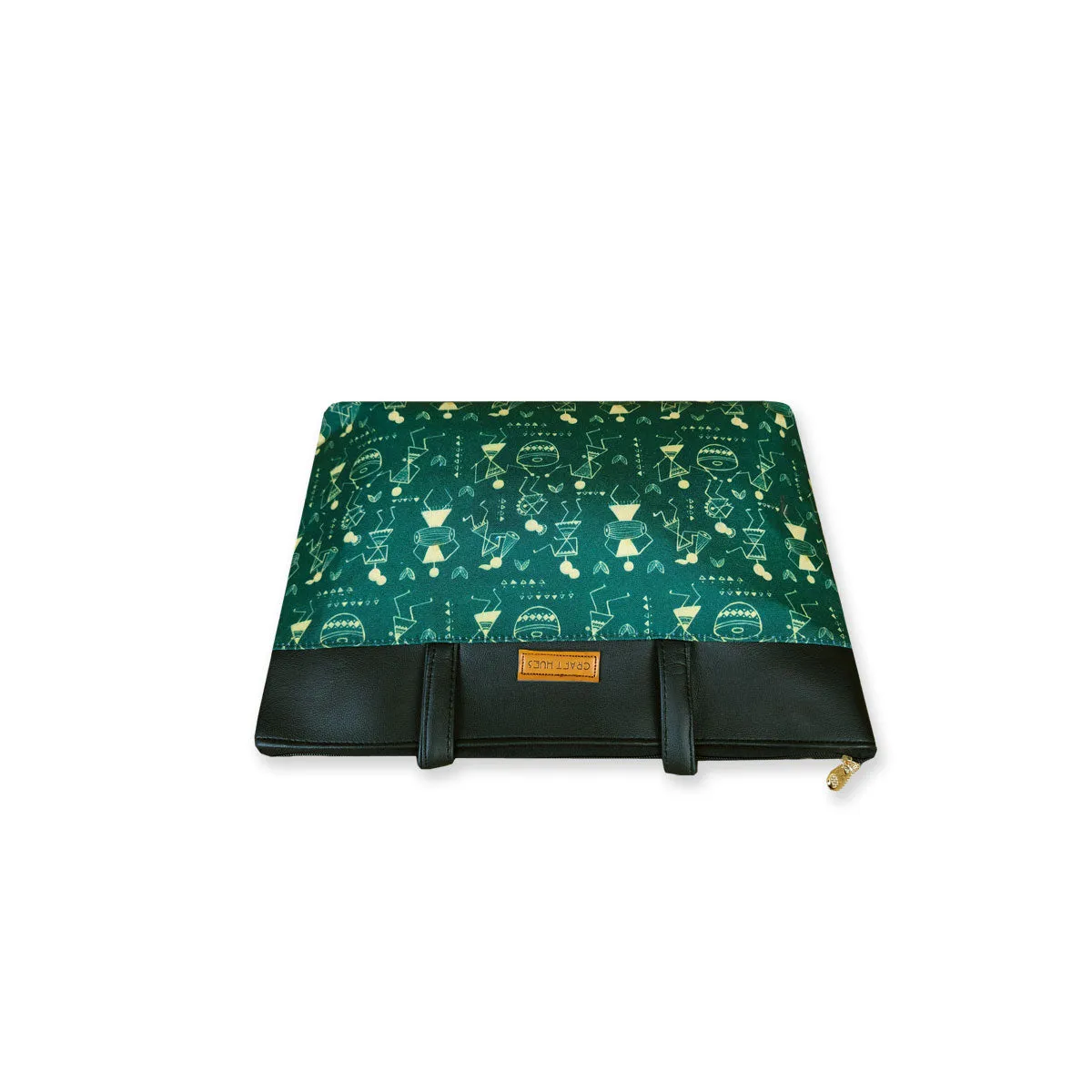 Green Warli Dance Tote Bag
