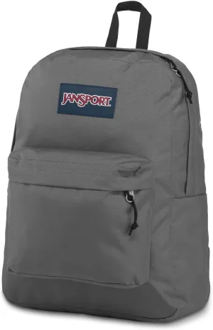 JanSport SuperBreak One Backpacks - Durable, Lightweight Bag with 1 Main Compartment, Front Utility Pocket with Built-in Organizer - Premium Backpack, Deep Grey