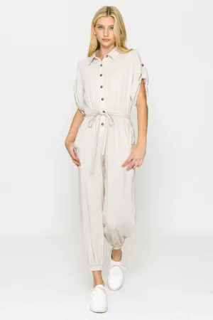 Juliette's Button Up Jumpsuit