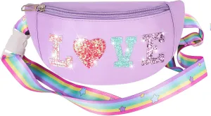 Kids Fanny Pack Girls Birthday Gifts Age 4-10 Belt Bag Crossbody Bags Teen Girl Stuff Birthday Bags For Kids Sister Birthday Gifts Fanny Packs For Women Toys For Ages 8-13