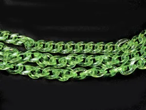 Light Green Circular Acrylic Chains