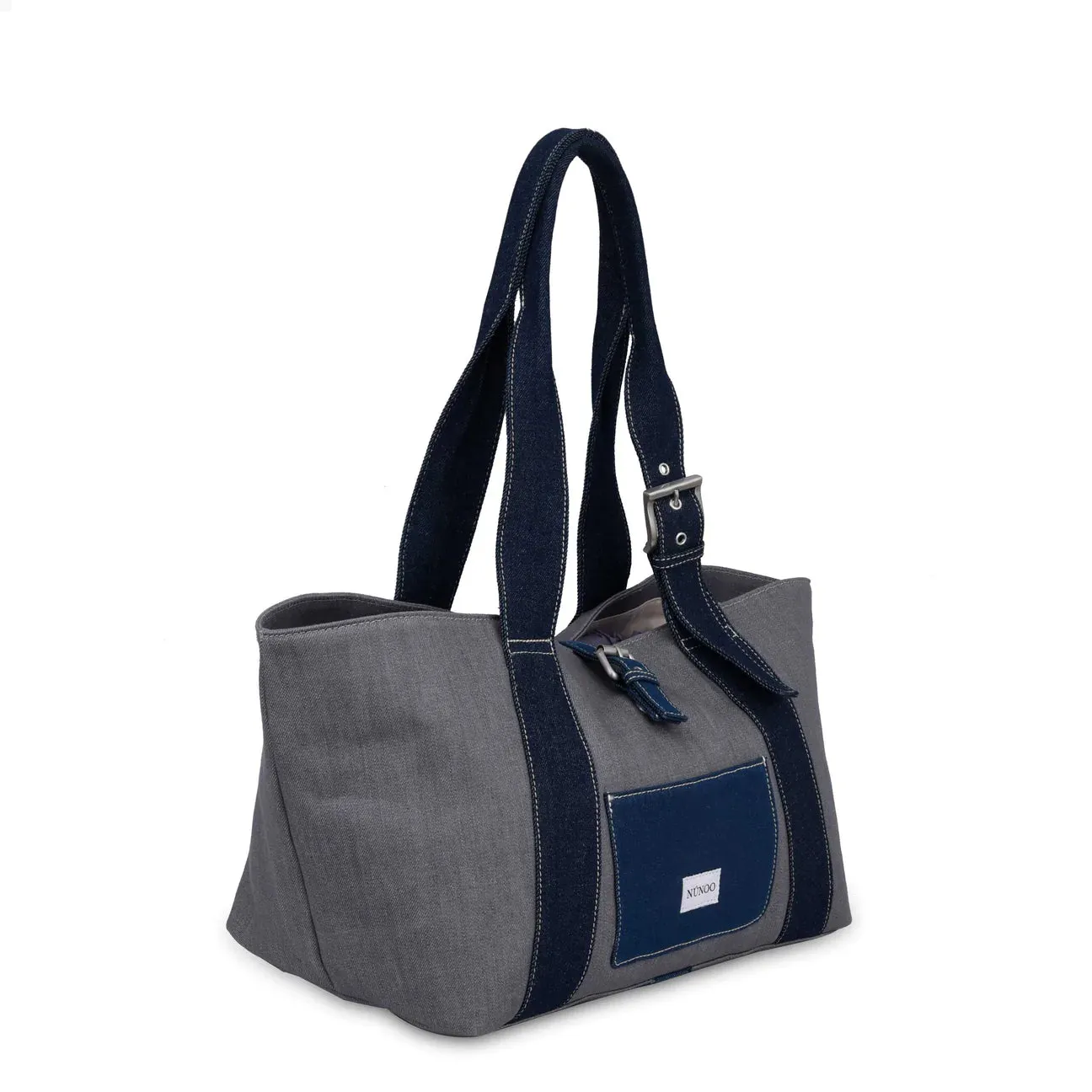 Maxi Shopper Denim Grey Mix