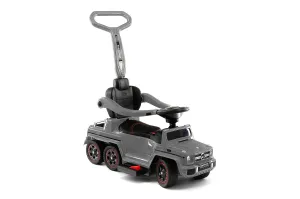Mercedes G63 AMG 6x6 Children Electric Ride On Convertible Push and Foot to Floor Car | Gray