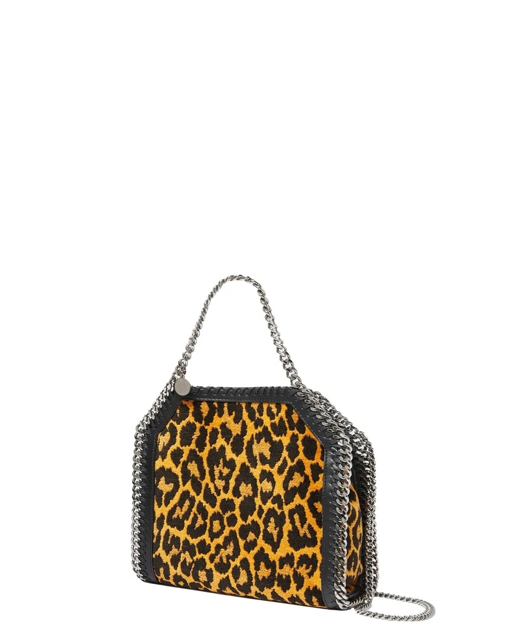 Mini Falabella Jacquard Tote in Leopard