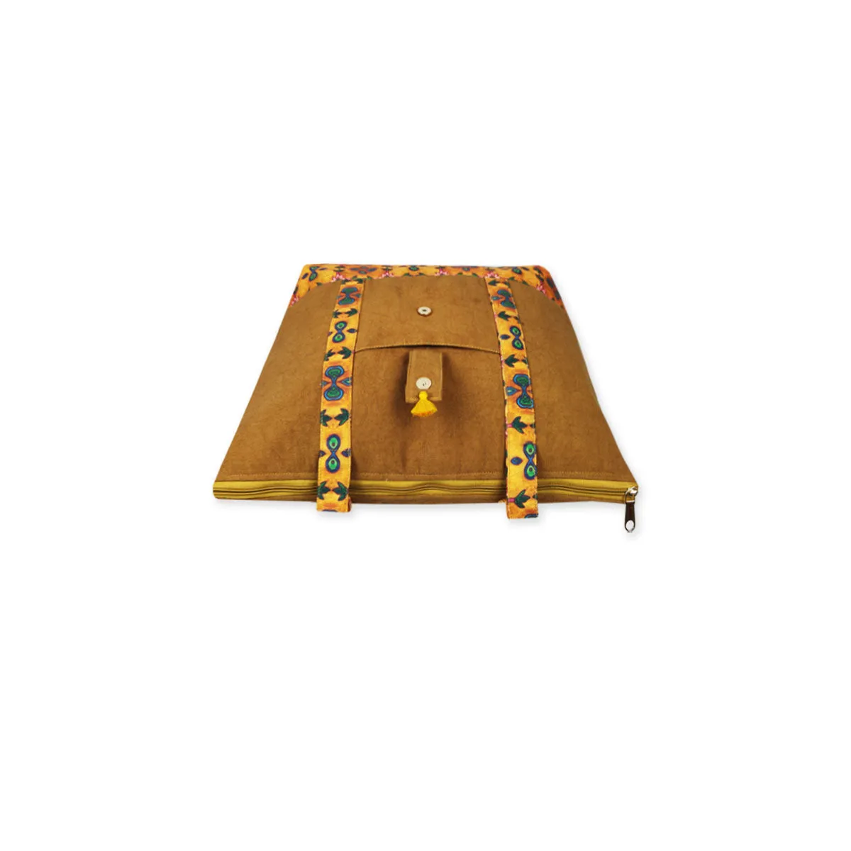 Mustard Mughal Large Tote Bag