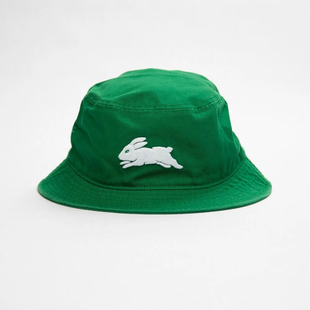 NRL Twill Bucket Hat - South Sydney Rabbitohs - Green - Adult Size