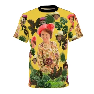 "Hyacinth Bouquet Keeping Up Appearances Inspired AOP T-shirt"