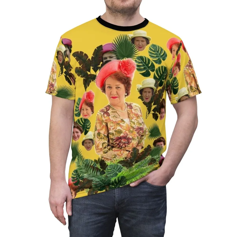 "Hyacinth Bouquet Keeping Up Appearances Inspired AOP T-shirt"