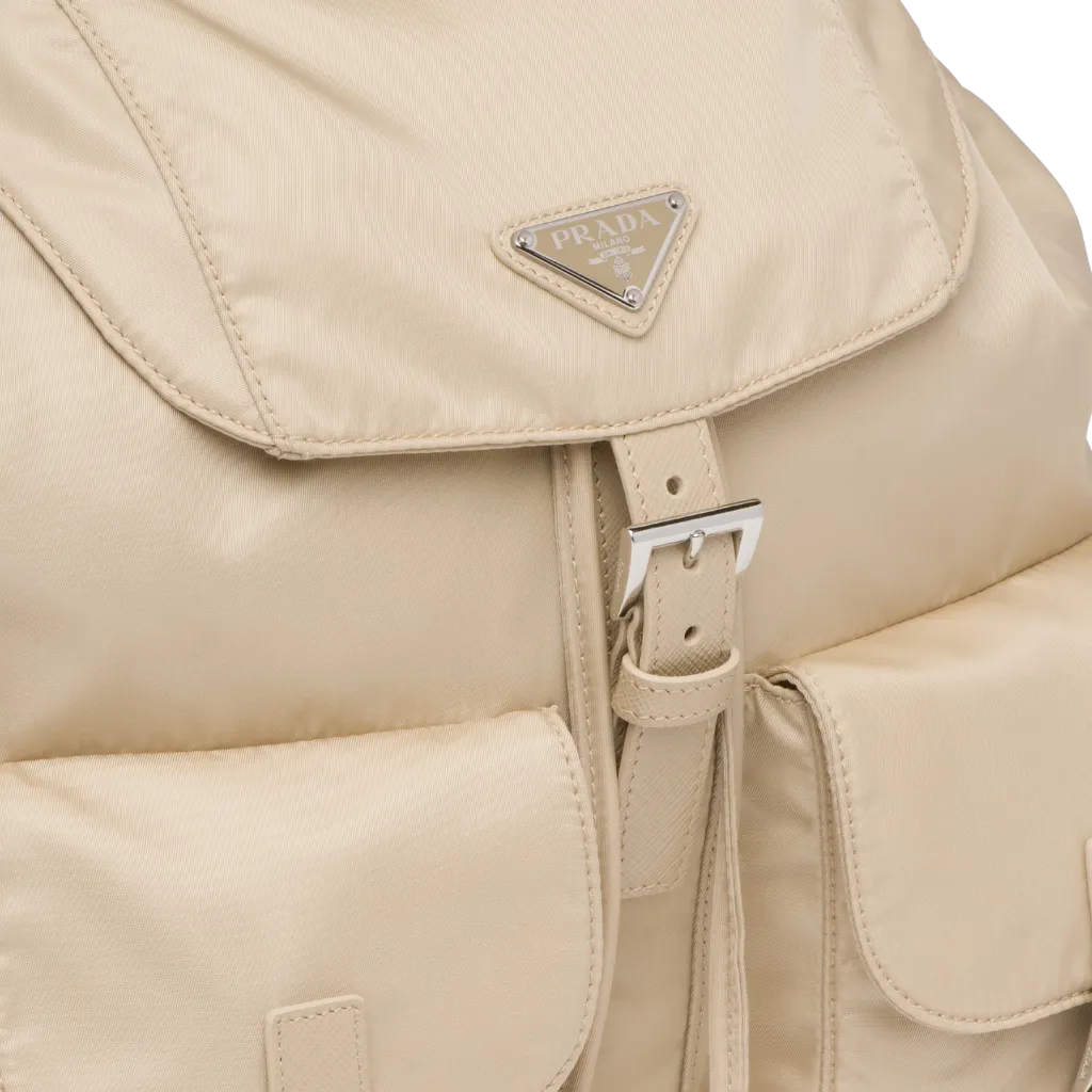 Re-Nylon medium backpack with pouch