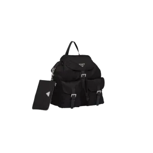 Re-Nylon medium backpack with pouch
