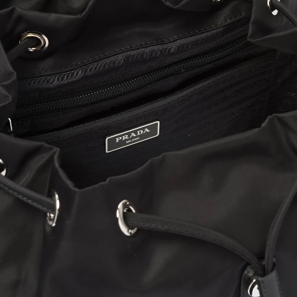Re-Nylon medium backpack with pouch