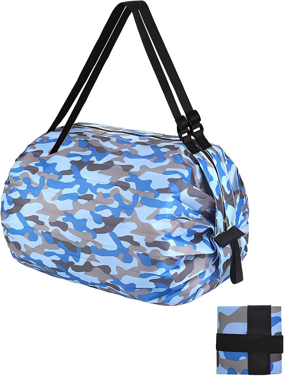 Reusable Foldable Shopping Bags for Groceries Large Capacity Fashionable Eco Bag Folding Tote Bags