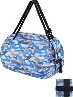 Reusable Foldable Shopping Bags for Groceries Large Capacity Fashionable Eco Bag Folding Tote Bags