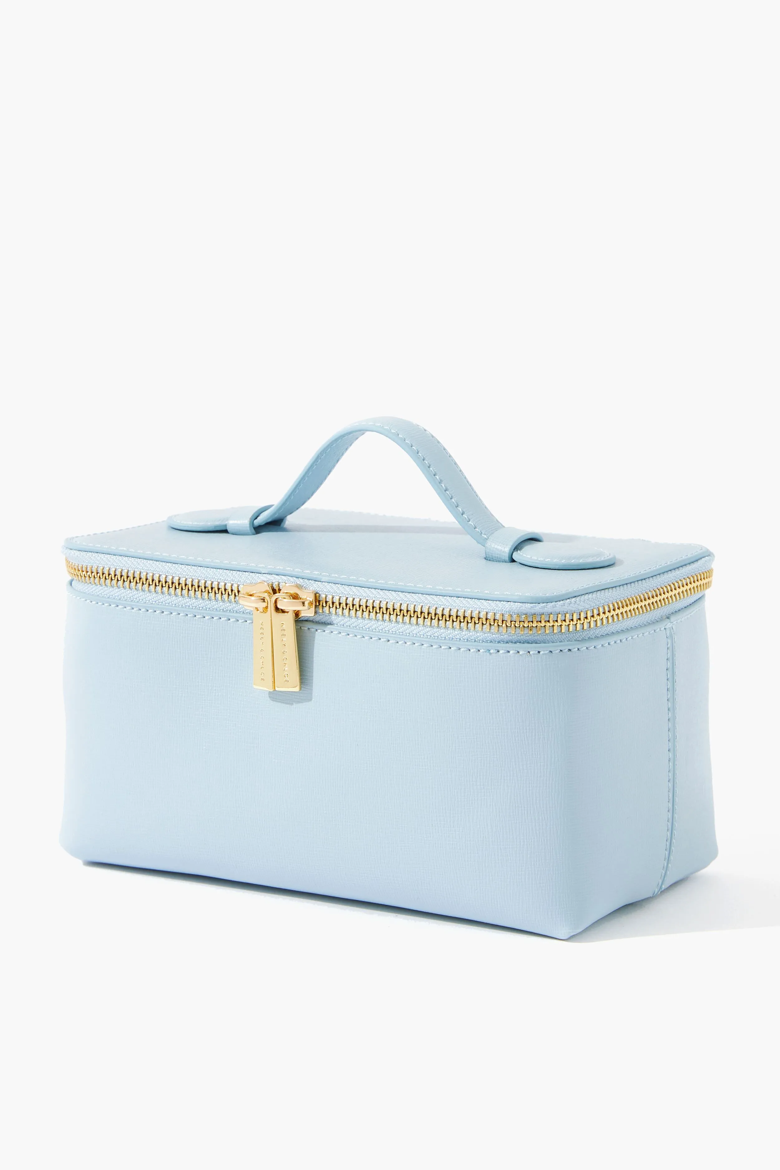 Saffiano Leather Small Vanity Case