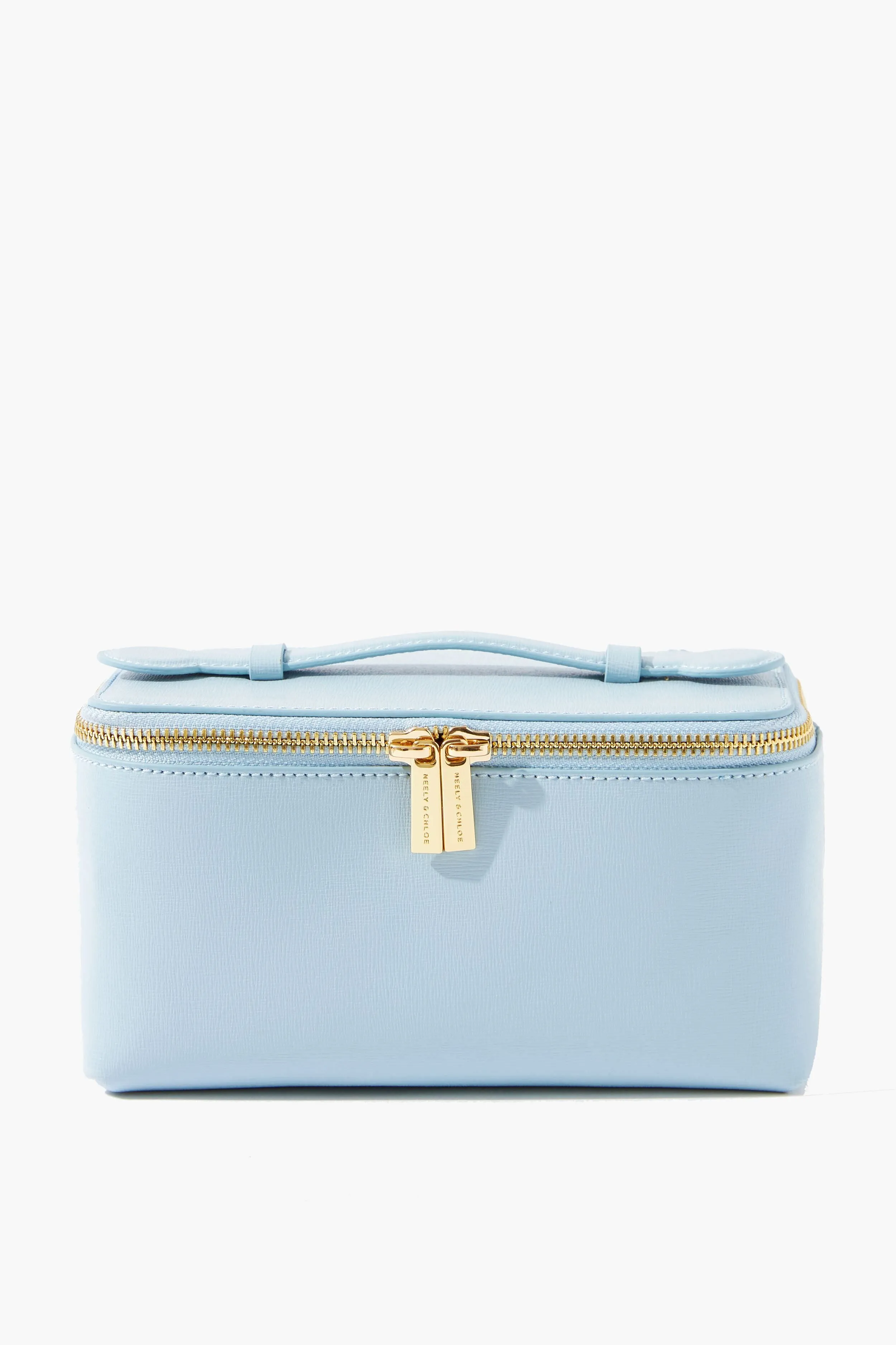 Saffiano Leather Small Vanity Case
