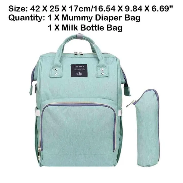 Sidiou Group Maternity Waterproof Nappy Handbag USB Port Travel Mummy Nursing Backpacks