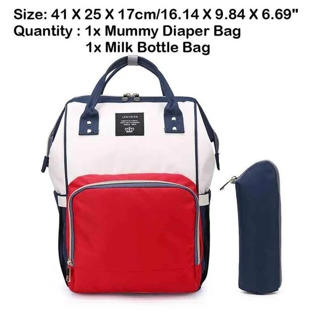 Sidiou Group Maternity Waterproof Nappy Handbag USB Port Travel Mummy Nursing Backpacks