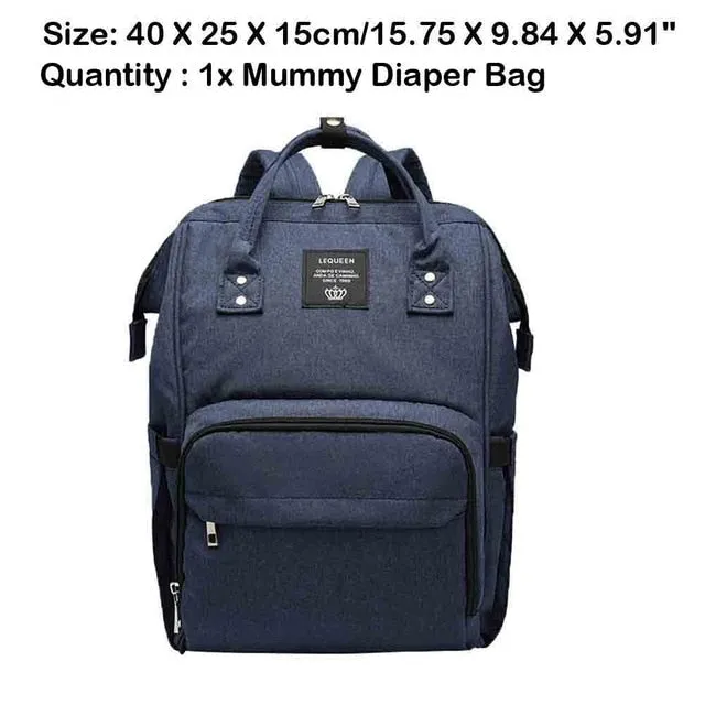 Sidiou Group Maternity Waterproof Nappy Handbag USB Port Travel Mummy Nursing Backpacks