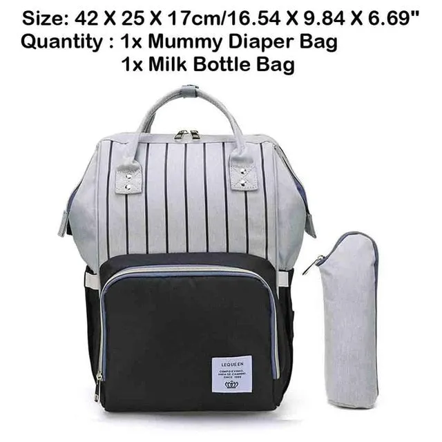 Sidiou Group Maternity Waterproof Nappy Handbag USB Port Travel Mummy Nursing Backpacks