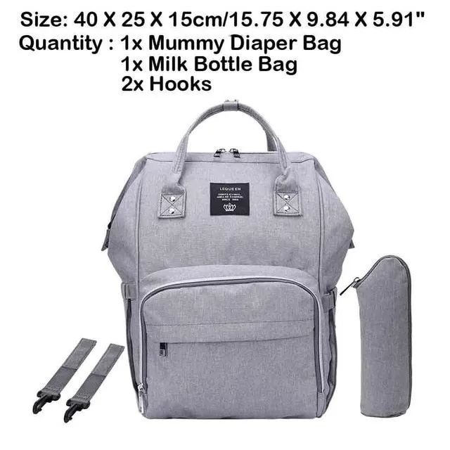 Sidiou Group Maternity Waterproof Nappy Handbag USB Port Travel Mummy Nursing Backpacks