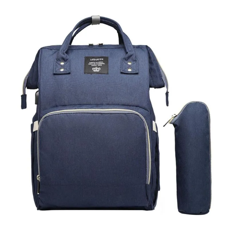 Sidiou Group Maternity Waterproof Nappy Handbag USB Port Travel Mummy Nursing Backpacks