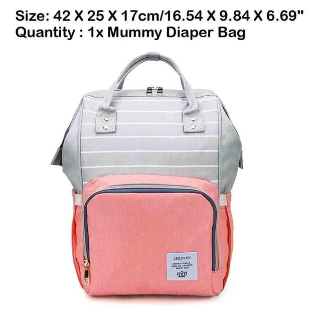 Sidiou Group Maternity Waterproof Nappy Handbag USB Port Travel Mummy Nursing Backpacks