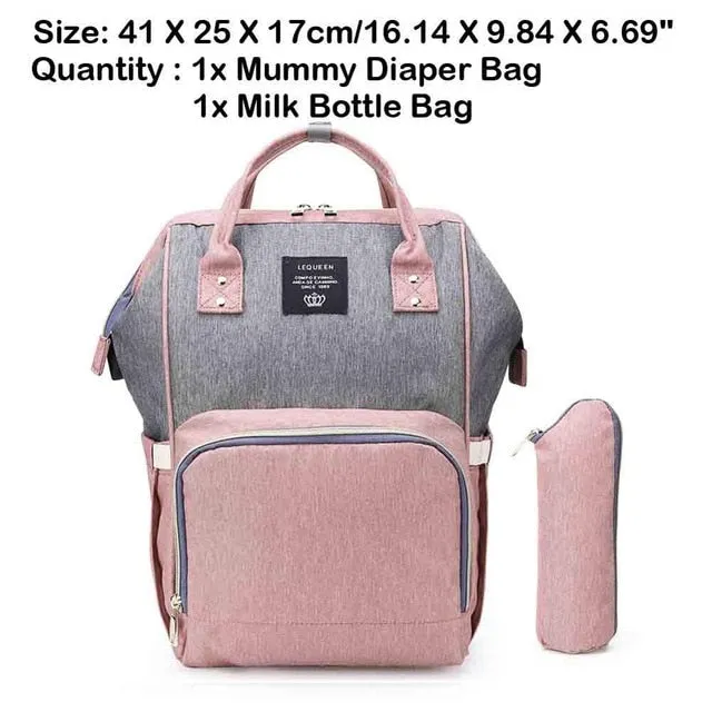 Sidiou Group Maternity Waterproof Nappy Handbag USB Port Travel Mummy Nursing Backpacks