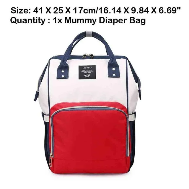 Sidiou Group Maternity Waterproof Nappy Handbag USB Port Travel Mummy Nursing Backpacks